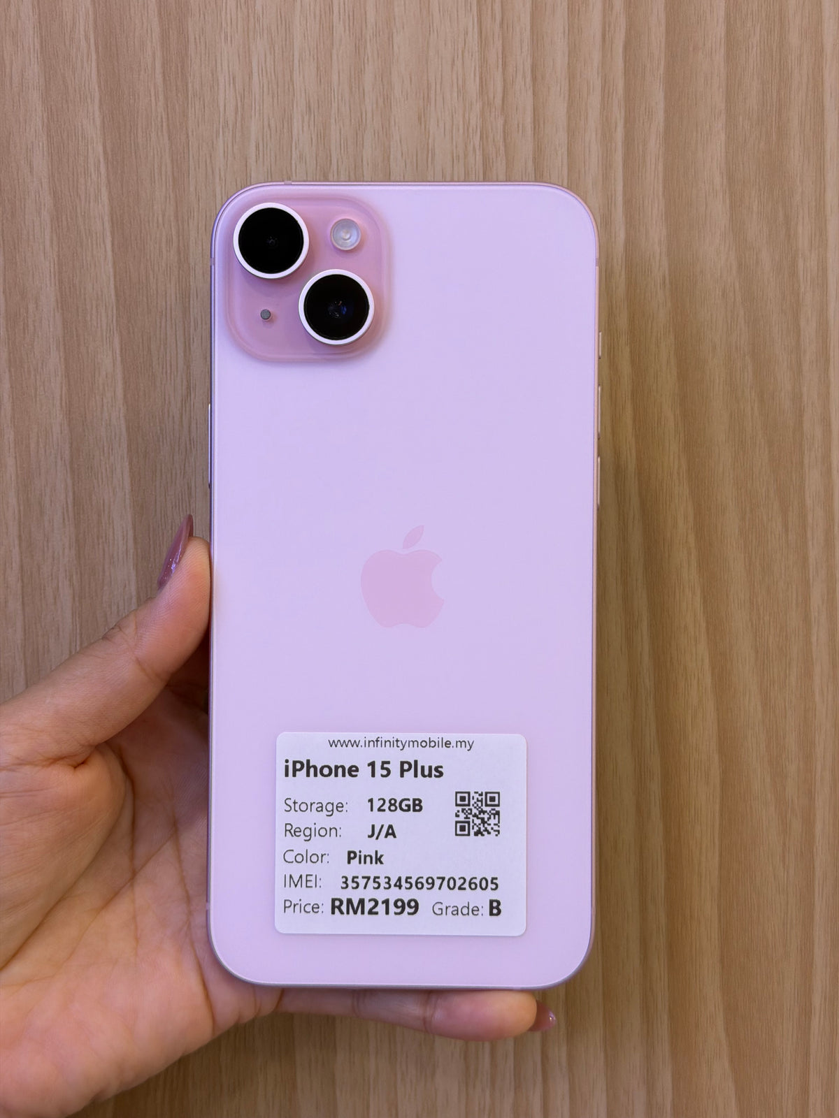 iPhone 15 Plus, 128GB (Grade B) *02605