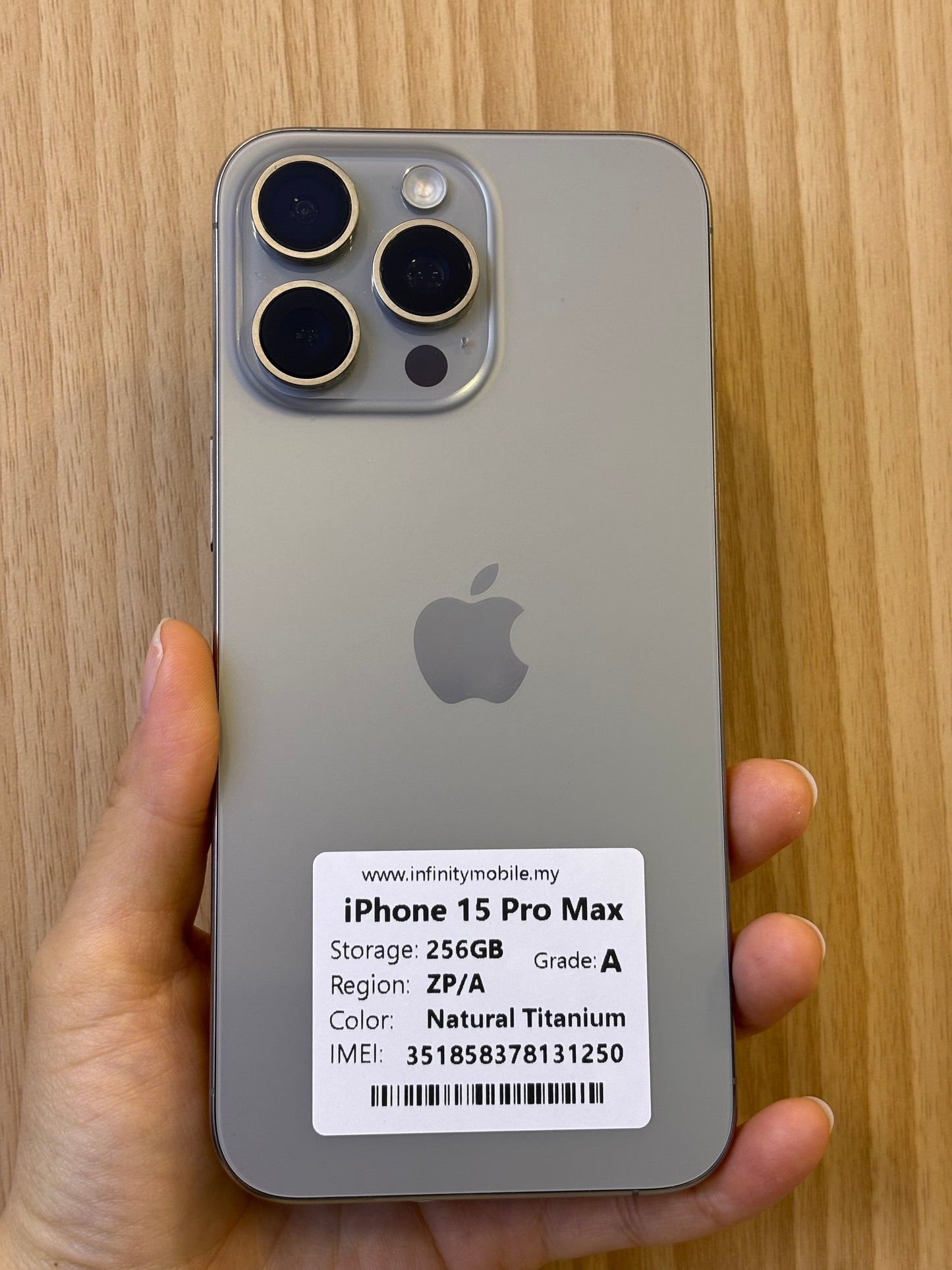 iPhone 15 Pro Max, 256GB (Grade A) *31250
