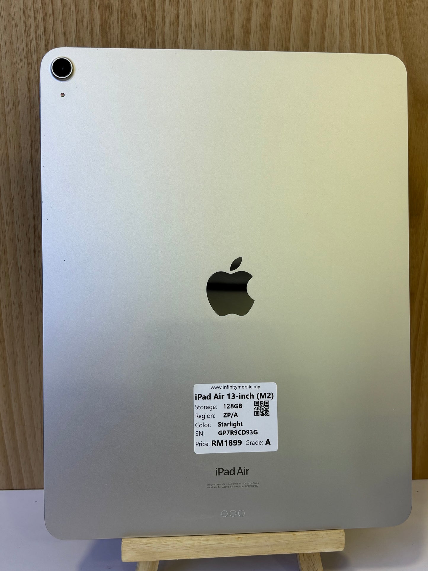 iPad Air 13-inch (M2) Wi-Fi, 128GB (Grade A) *CD93G