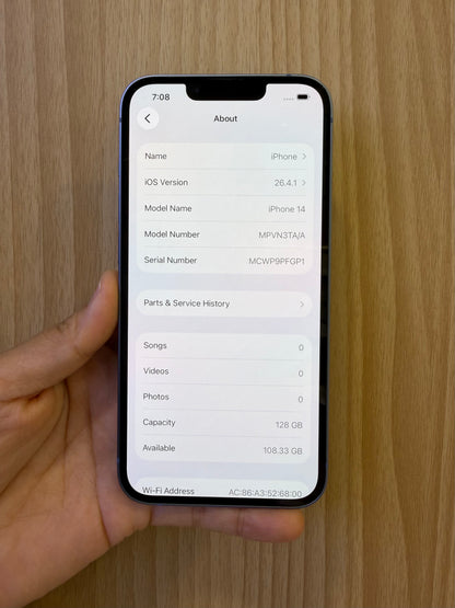 iPhone 14, 128GB (Grade B) *92708