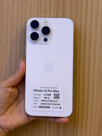 iPhone 16 Pro Max, 256GB (Grade A) *30384