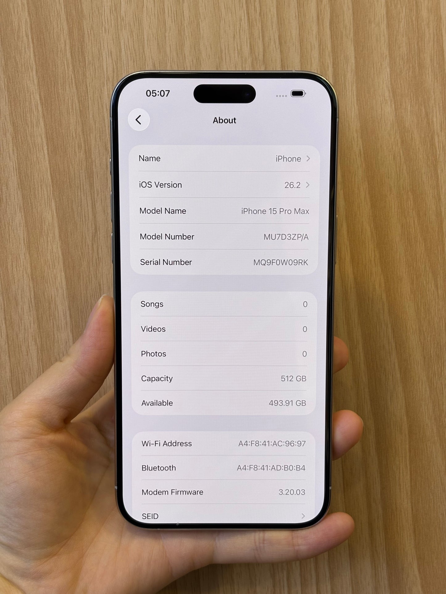 iPhone 15 Pro Max, 512GB (Grade A) *64266