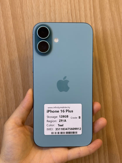 iPhone 16 Plus, 128GB (Grade B) *09912