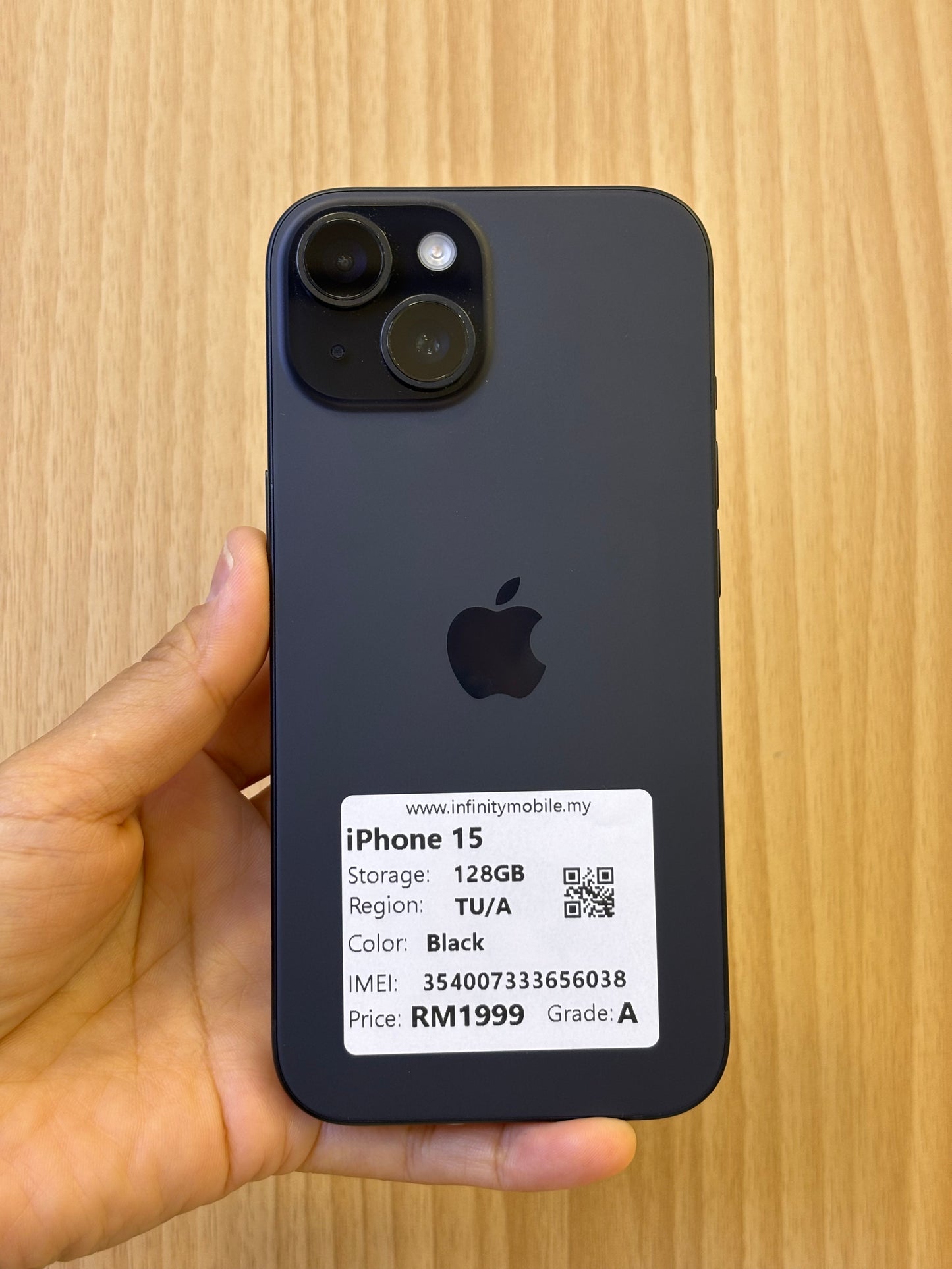 iPhone 15, 128GB (Grade A) *56038