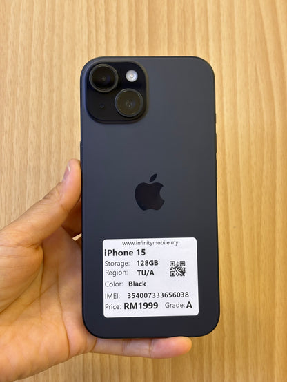 iPhone 15, 128GB (Grade A) *56038