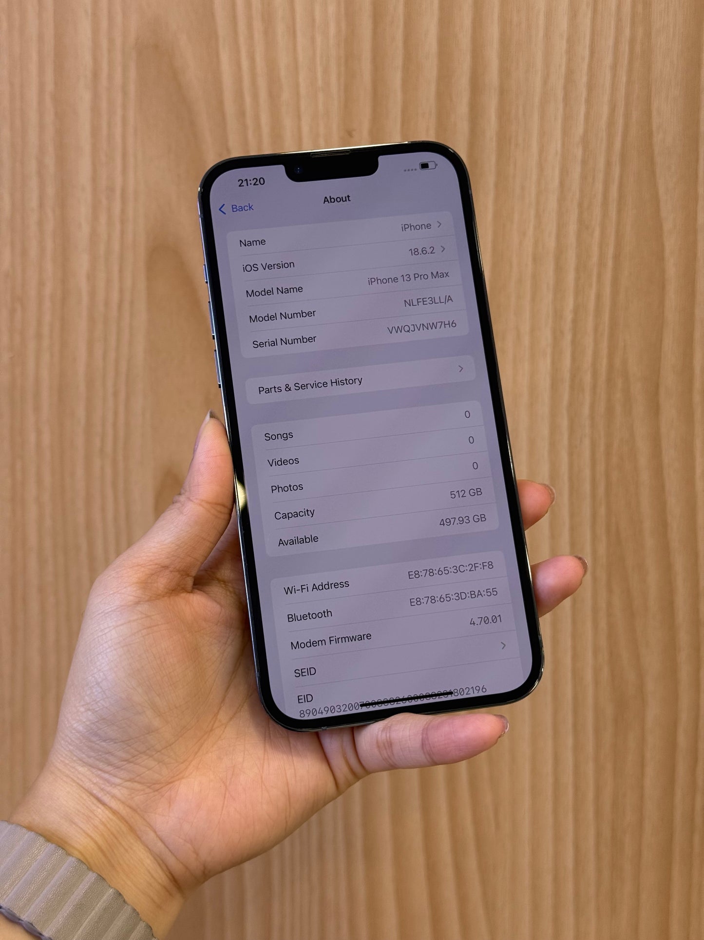 iPhone 13 Pro Max Sierra Blue, 512GB (Grade R) *07745