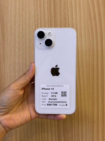 iPhone 14, 512GB (Grade B) *59236