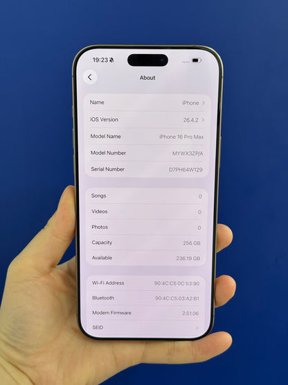 iPhone 16 Pro Max, 256GB (Grade B) *60794