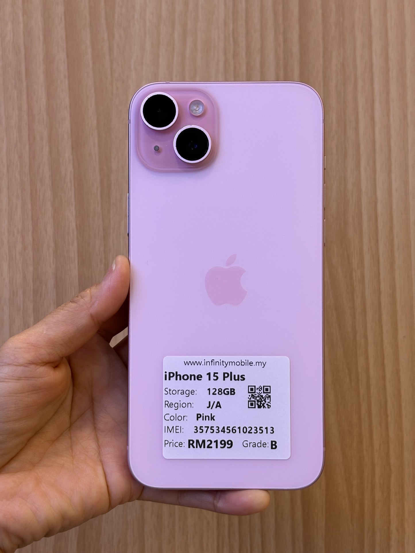 iPhone 15 Plus,128GB (Grade B) *23513