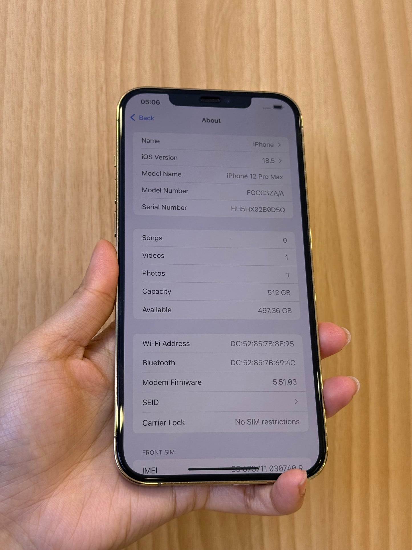 iPhone 12 Pro Max, 512GB (Grade A) *07409