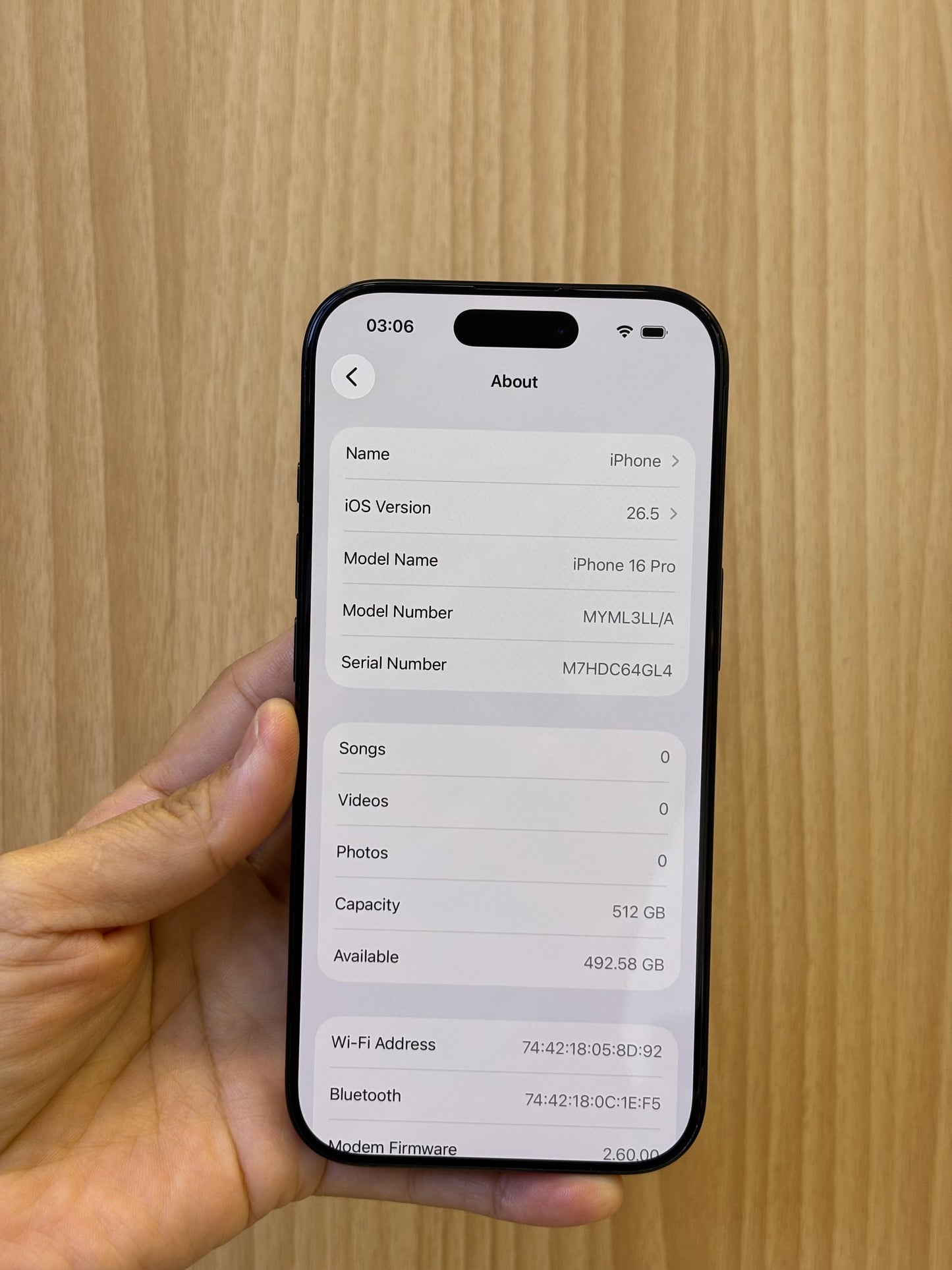 iPhone 16 Pro,512GB (Grade A) *68849 LL