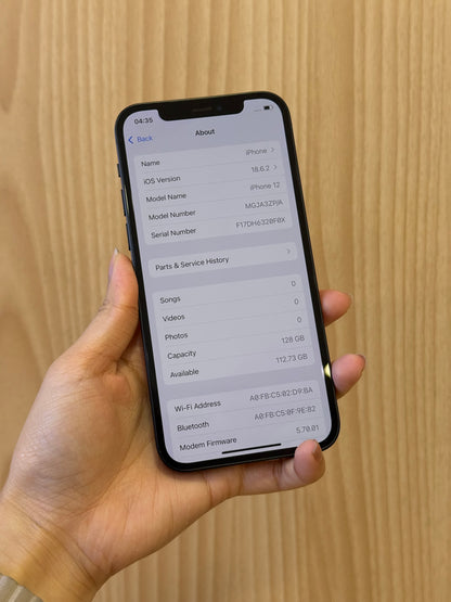 iPhone 12 Black, 128GB (Grade R) *17880