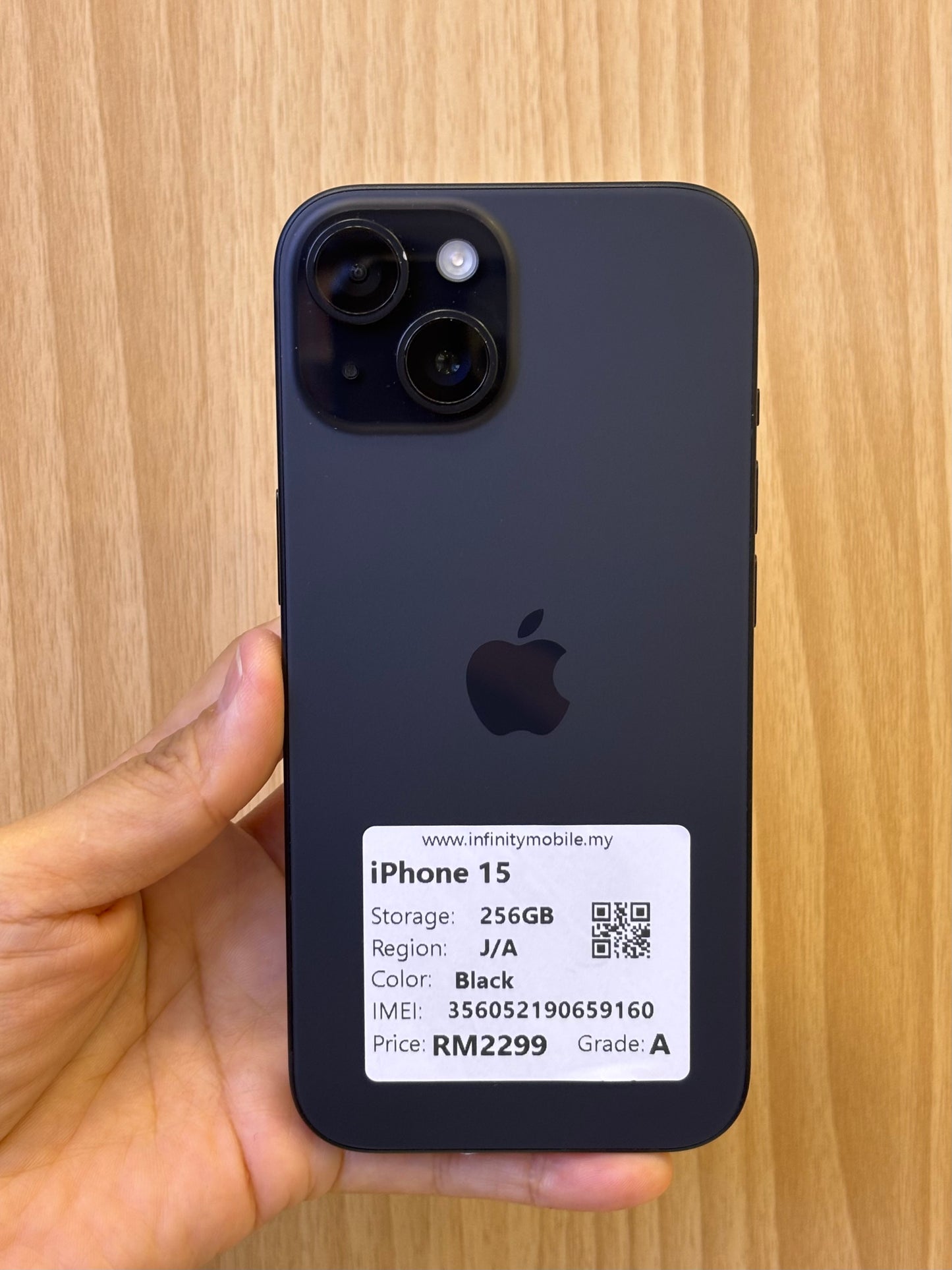 iPhone 15, 256GB (Grade A) *59160