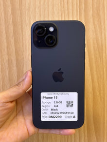 iPhone 15, 256GB (Grade A) *59160