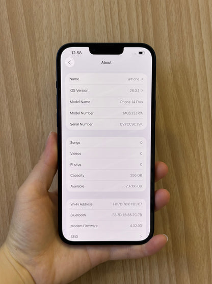 iPhone 14 Plus, 256GB (Grade A) *63729