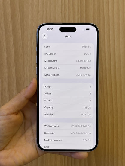 iPhone 15 Plus, 128GB (Grade B) *50968