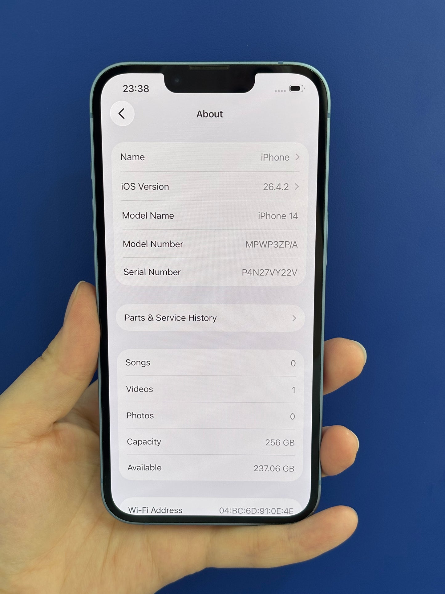 iPhone 14, 256GB (Grade B) *11142