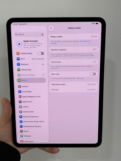 iPad Pro 11-inch (M4) Cellular, 512GB (Grade A) *38177