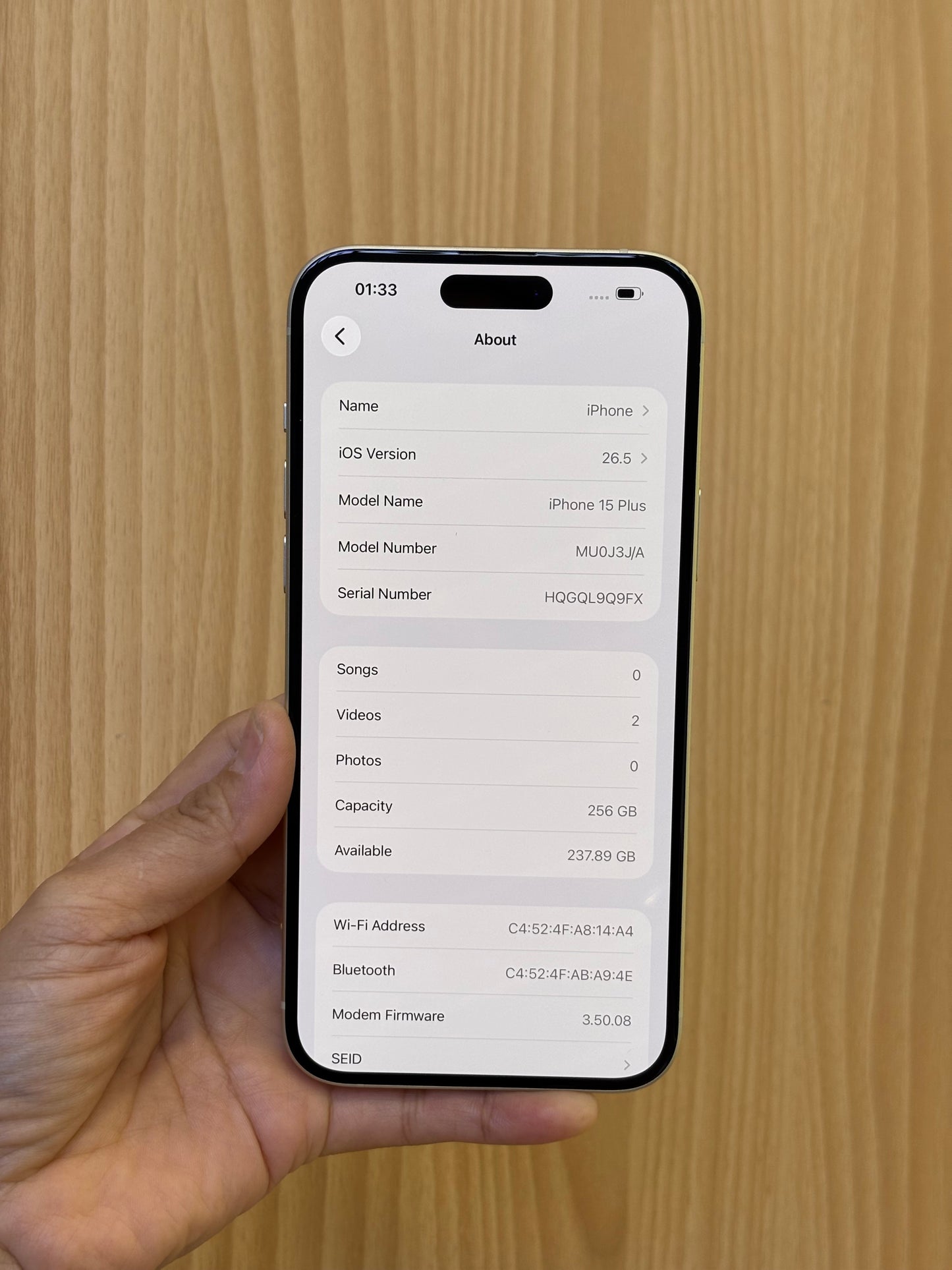 iPhone 15 Plus, 256GB (Grade A) *46277