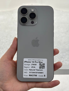 iPhone 16 Pro Max, 256GB (Grade B) *36801