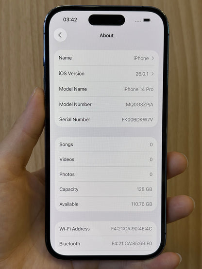 iPhone 14 Pro, 128GB (Grade A) *31242