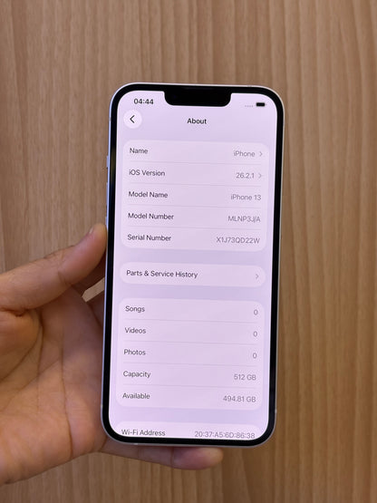 iPhone 13, 512GB (Grade AB) *02619