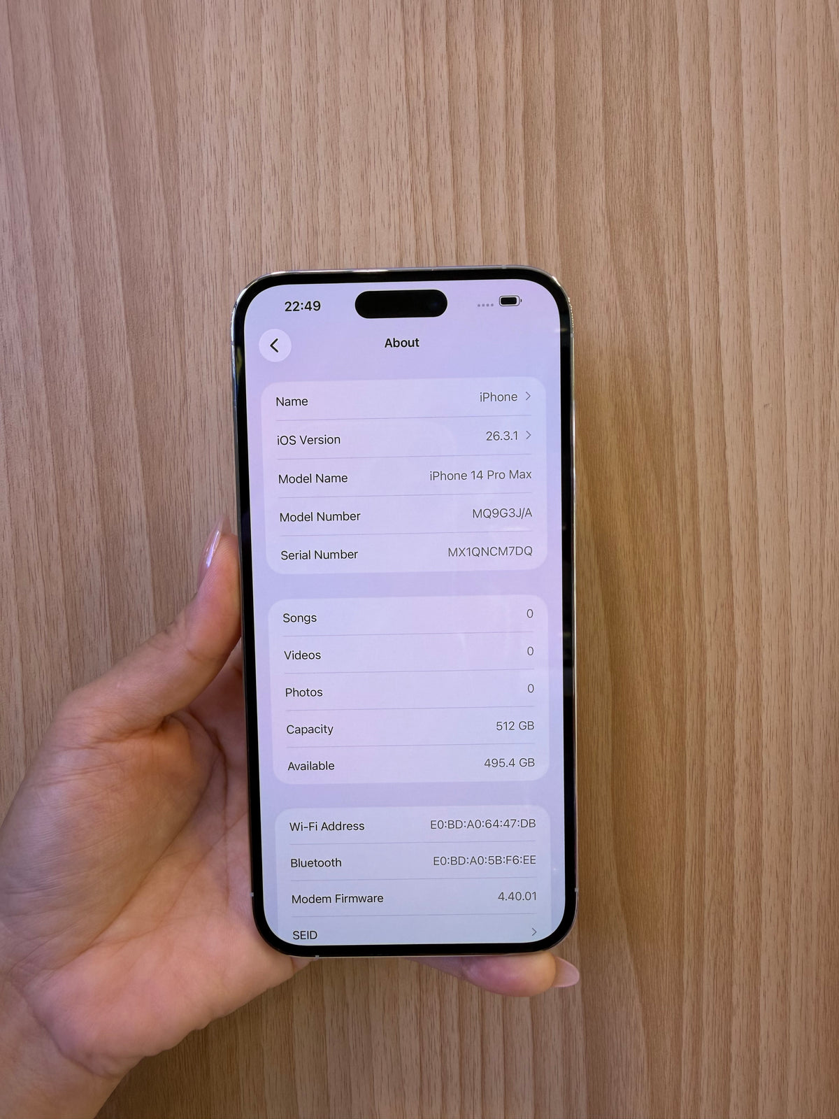 iPhone 14 Pro Max, 512GB (Grade A) *55716