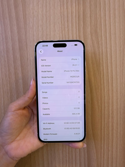 iPhone 14 Pro Max, 512GB (Grade A) *55716