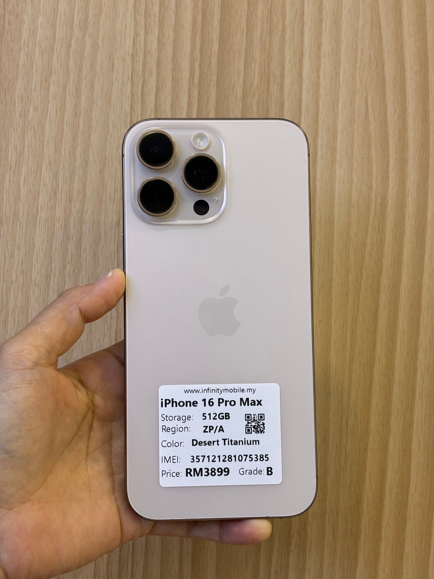 iPhone 16 Pro Max, 512GB (Grade B) *75385
