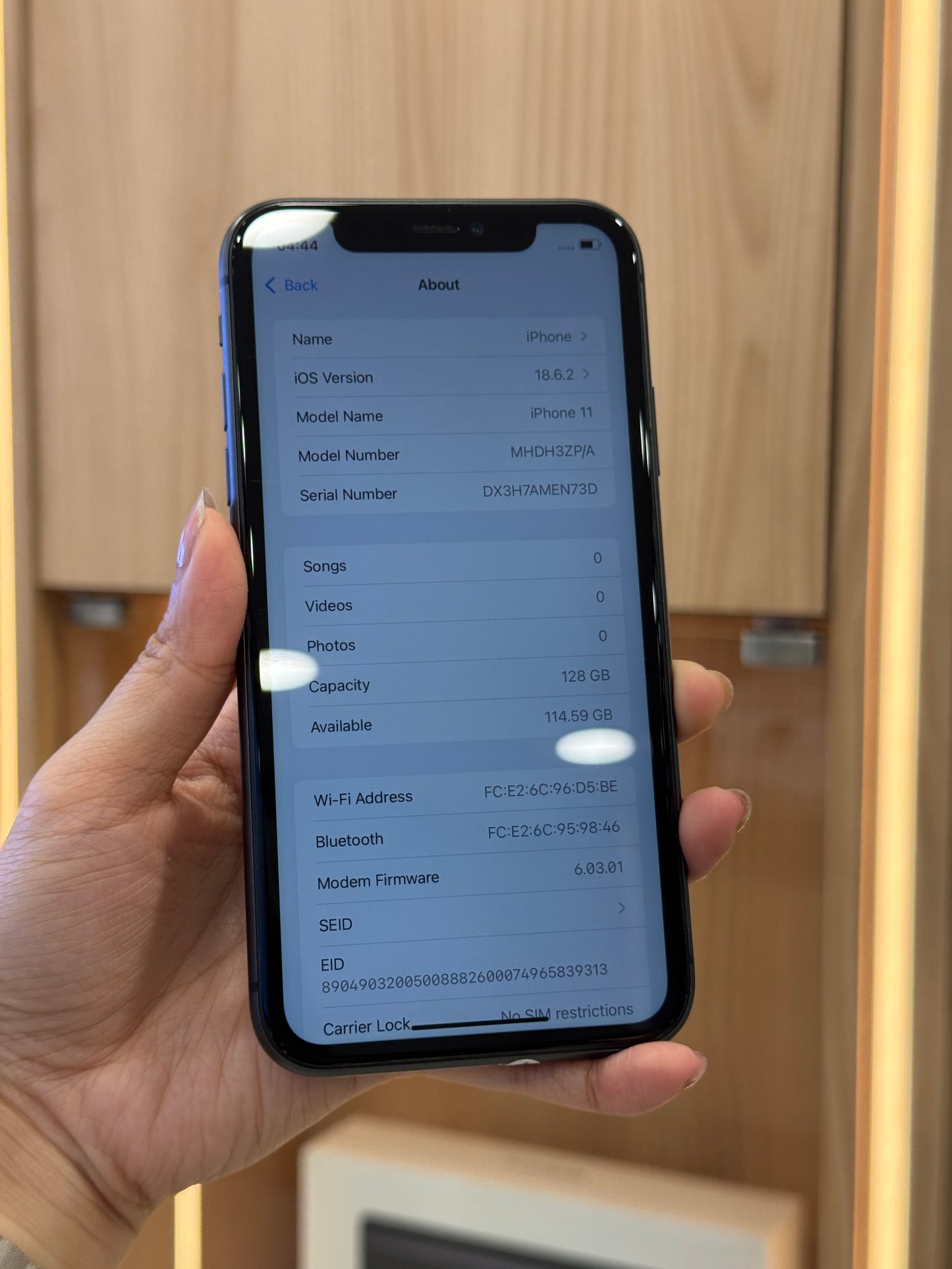 iPhone 11 Black, 128GB (Grade B) *94949