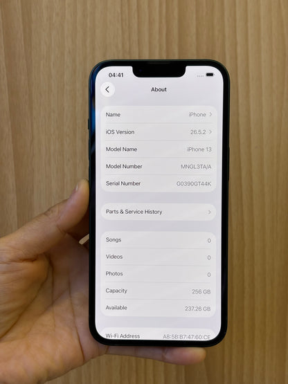 iPhone 13, 256GB (Grade AB) *75555