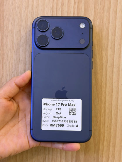 iPhone 17 Pro Max, 2TB (Grade A) *85388