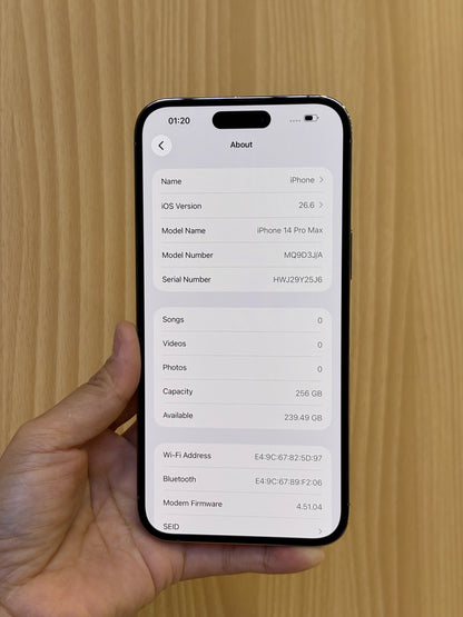 iPhone 14 Pro Max, 256GB (Grade A) *59136