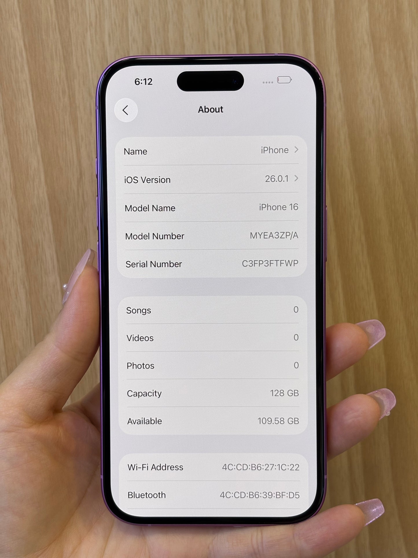 iPhone 16, 128GB (Grade A) *76197