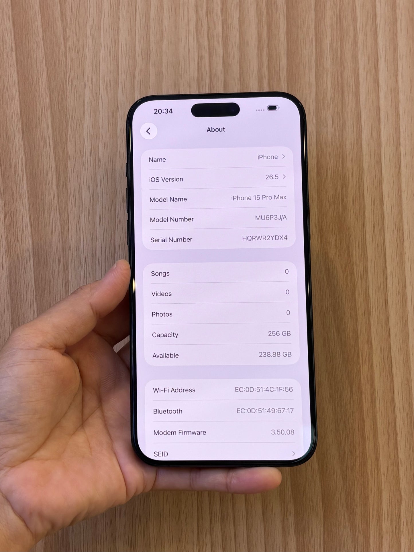 iPhone 15 Pro Max, 256GB (Grade B) *07864