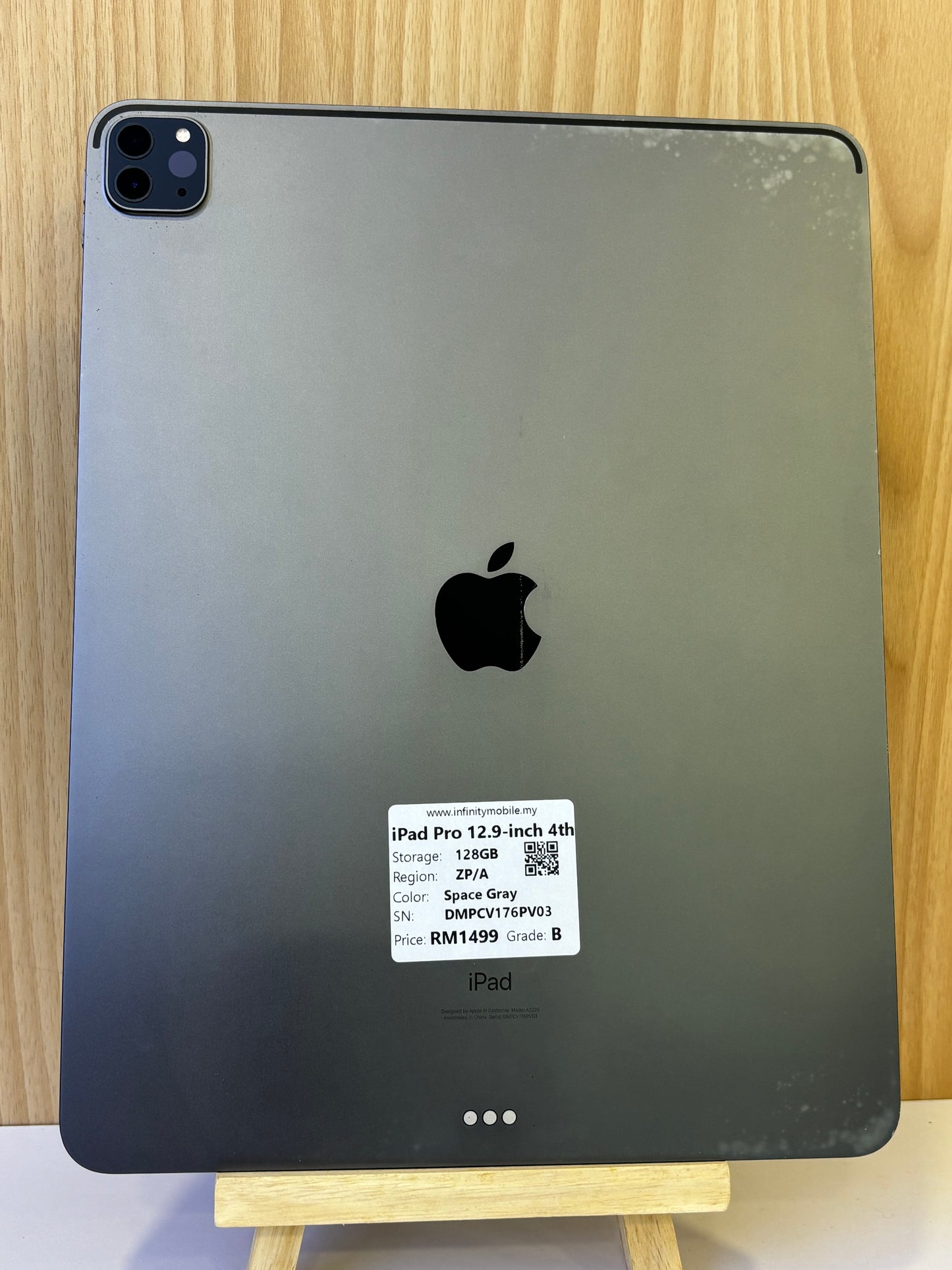 iPad Pro 12.9-inch 4th Wi-Fi, 128GB (Grade B) *6PV03