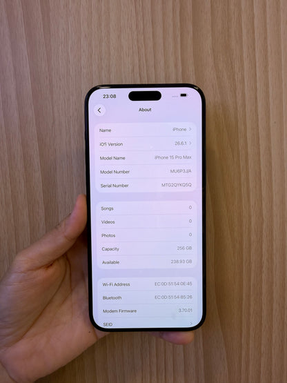 iPhone 15 Pro Max, 256GB (Grade A) *76376