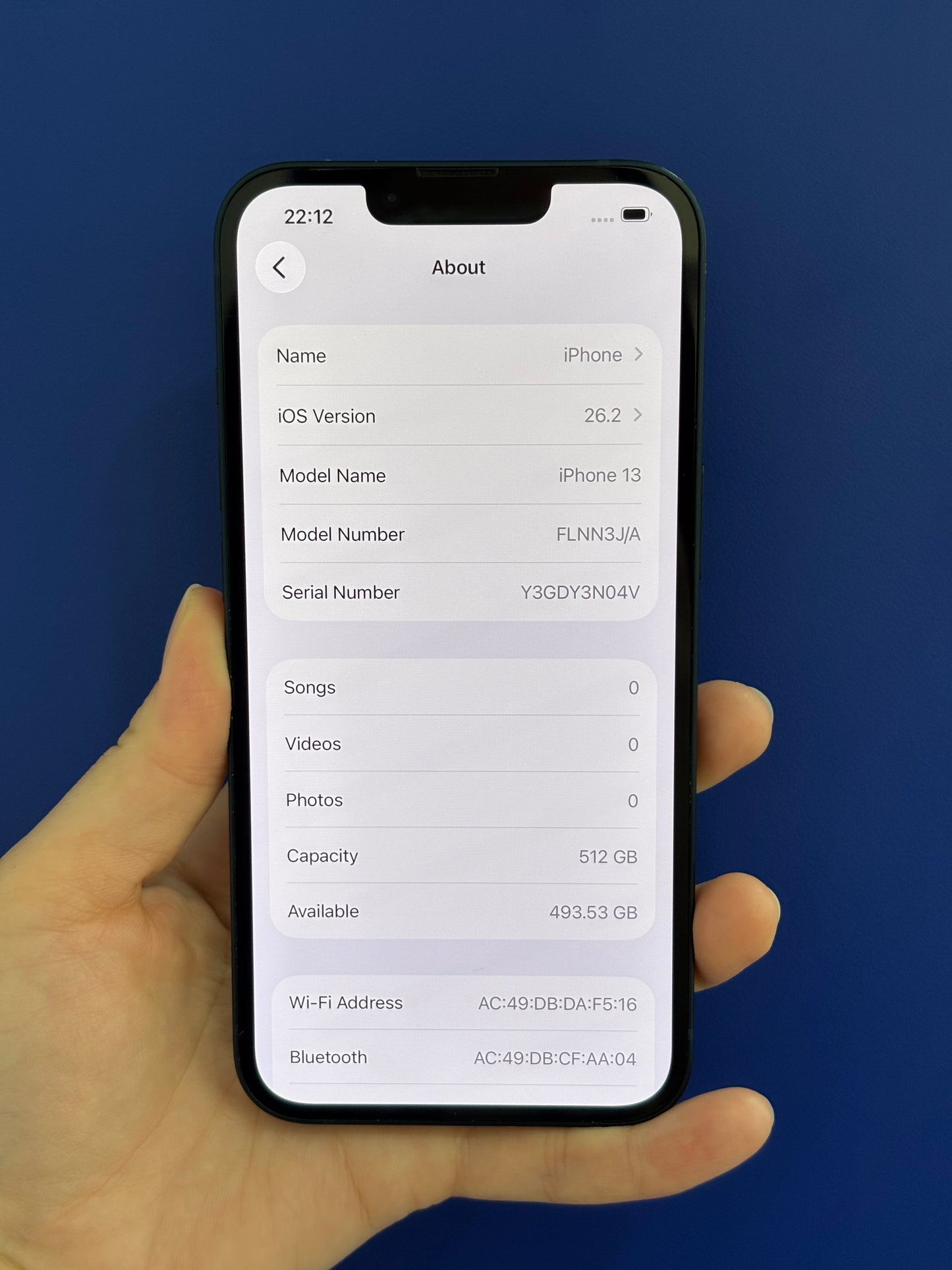 iPhone 13, 512GB (Grade AB) *47743