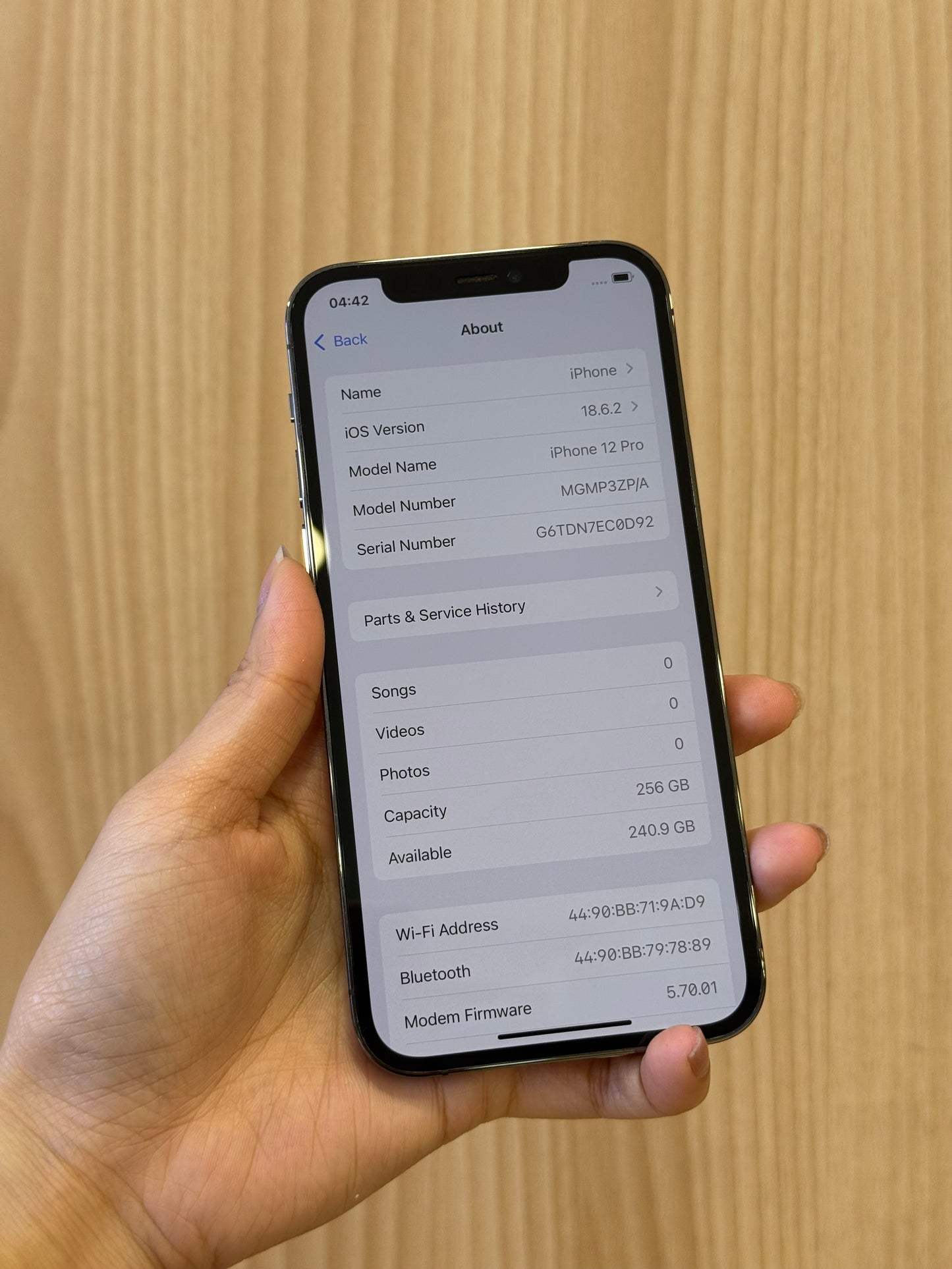 iPhone 12 Pro Graphite, 256GB (Grade B) *60216