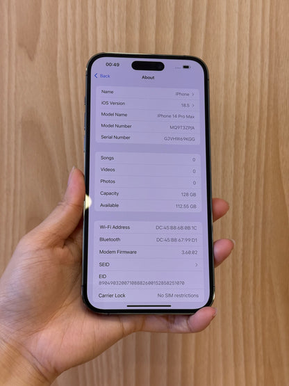 iPhone 14 Pro Max, 128GB (Grade R) *39370