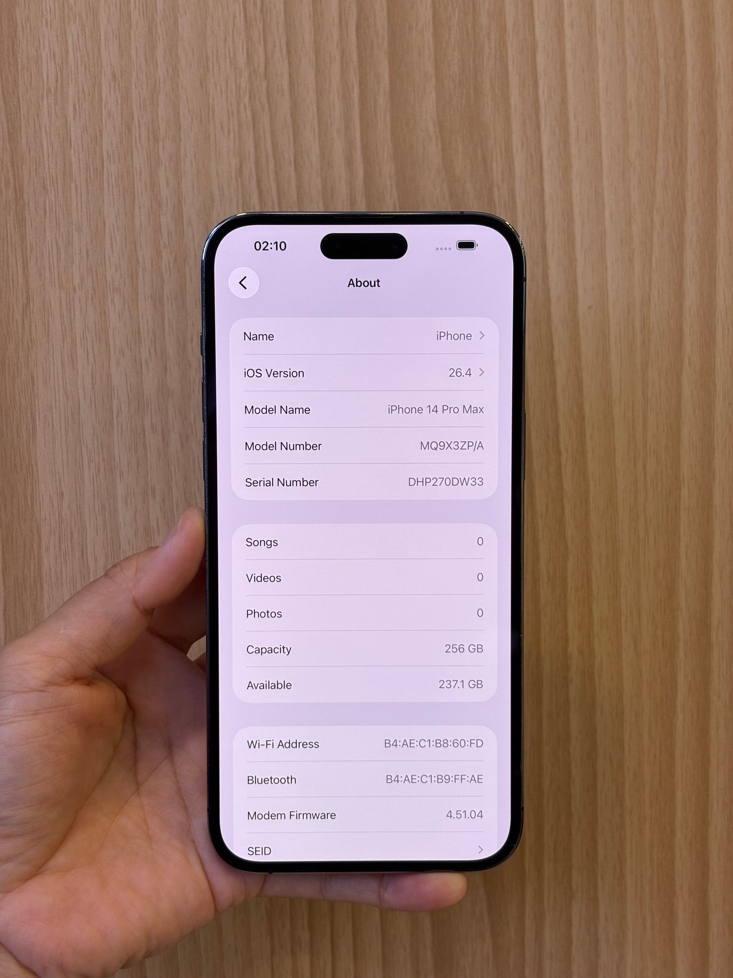 iPhone 14 Pro Max, 256GB (Grade B) *43012