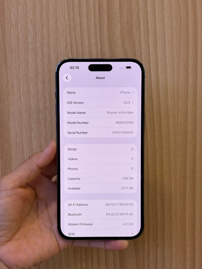 iPhone 14 Pro Max, 256GB (Grade B) *43012