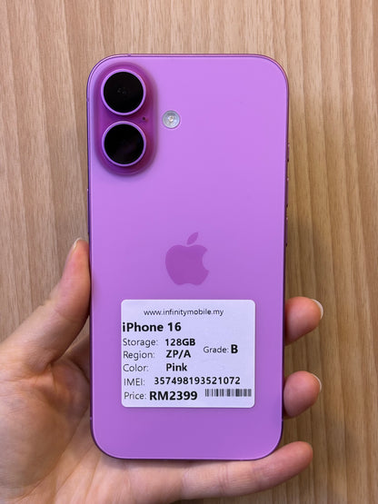 iPhone 16, 128GB (Grade B) *21072