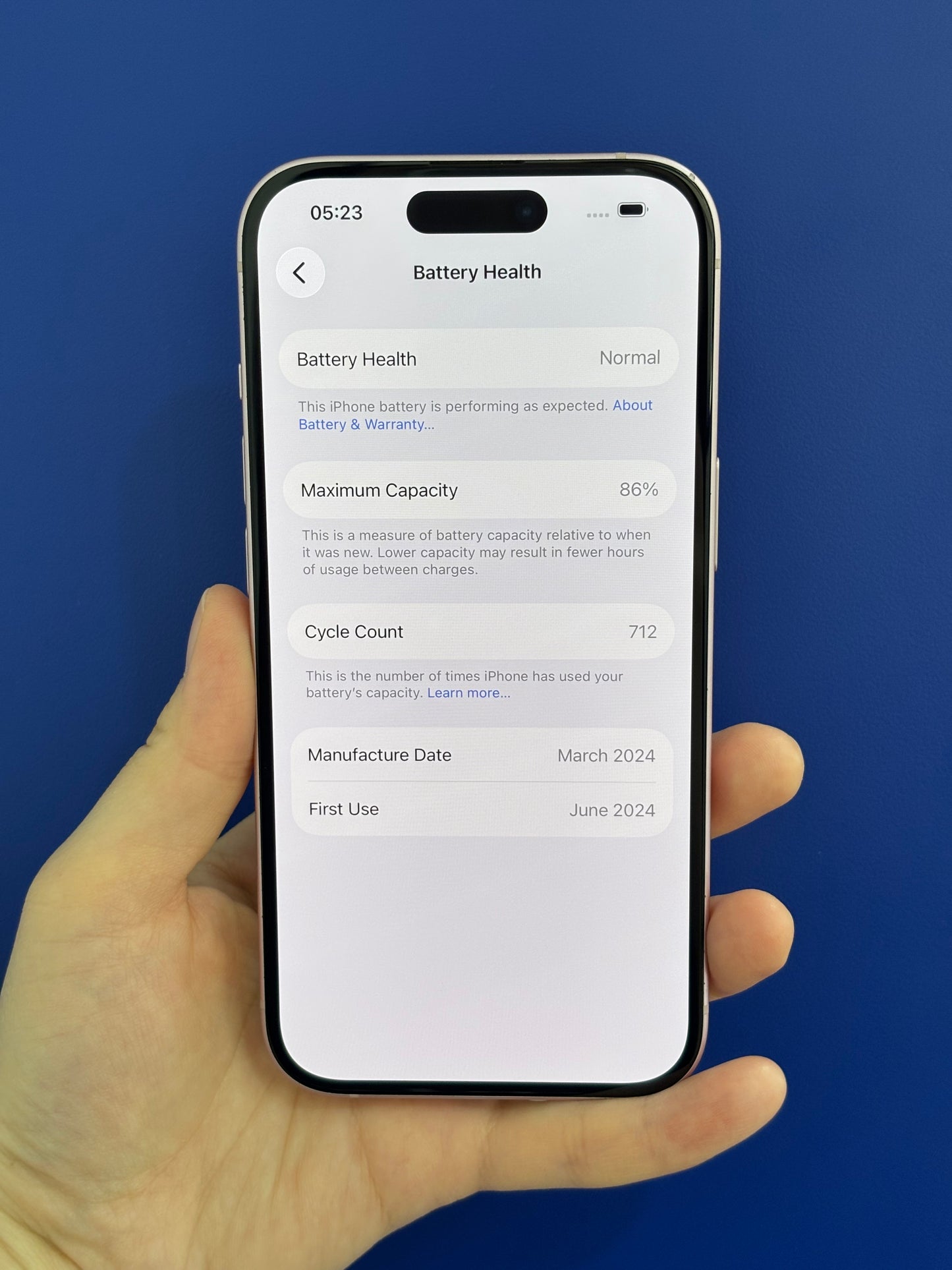iPhone 15, 128GB (Grade A) *54825