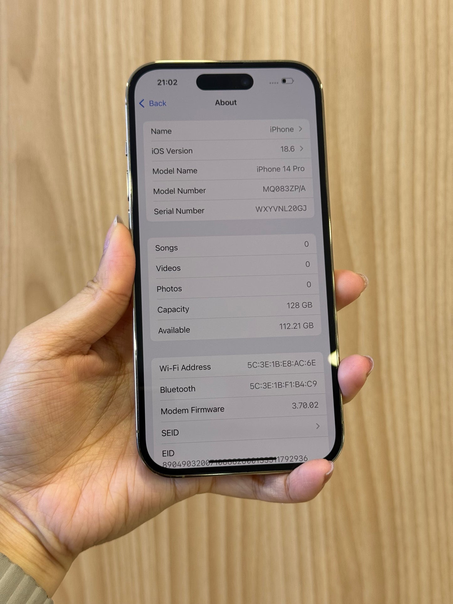 iPhone 14 Pro Gold, 128GB (Grade A) *06558