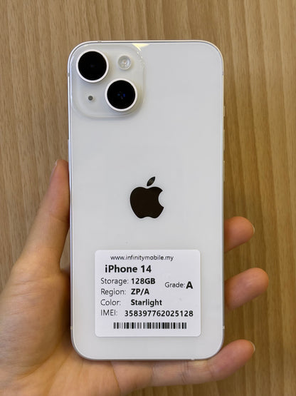 iPhone 14, 128GB (Grade A) *25128