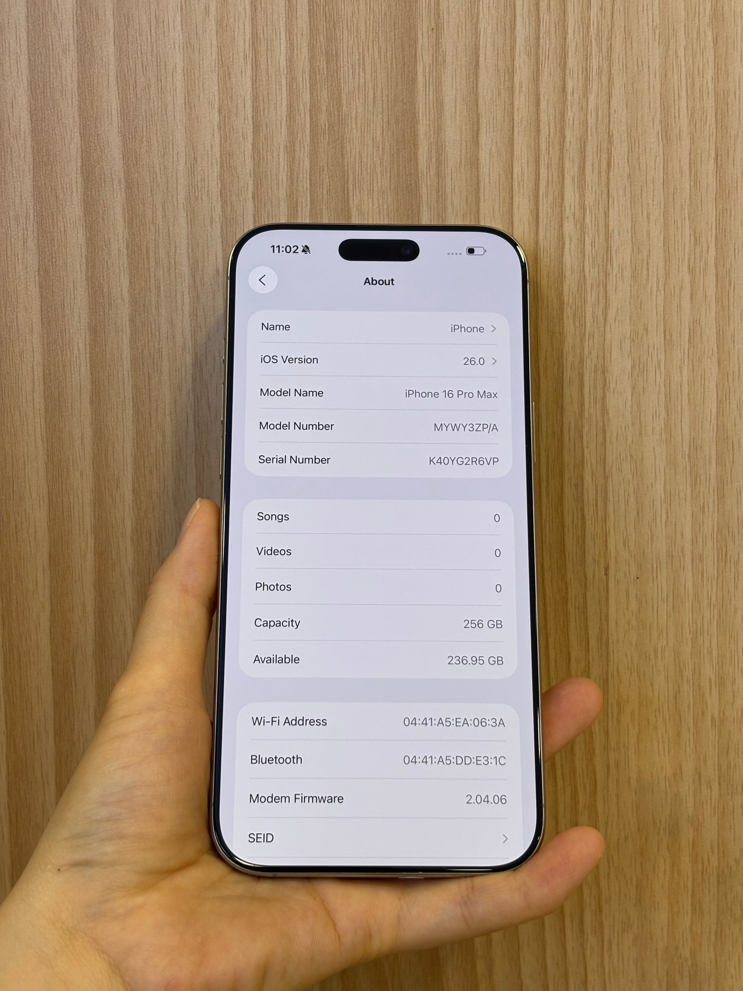 iPhone 16 Pro Max, 256GB (Grade A) *25154