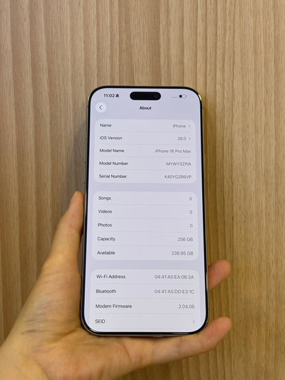iPhone 16 Pro Max, 256GB (Grade A) *25154