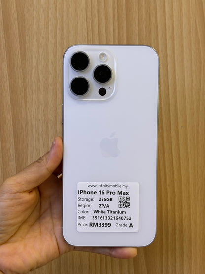 iPhone 16 Pro Max, 256GB (Grade A) *40752