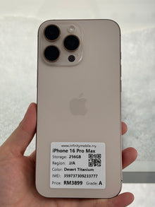 iPhone 16 Pro Max, 256GB (Grade A) *33777
